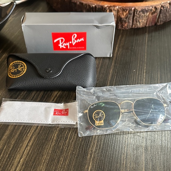 Ray-Ban Accessories - Ray-Ban RB 3649 Gold and Black Sunglasses